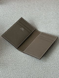 MC 兩折 Card Holder Epsom皮 大象灰