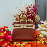 Birkin30 楓葉棕 Togo皮 GHW